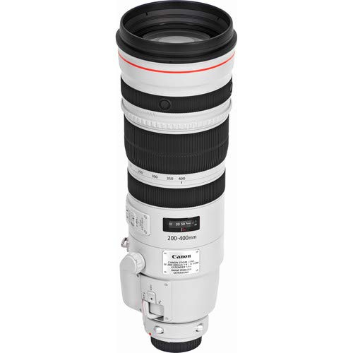 Canon EF 200-400mm f/4L is USM Extender 1.4X Lens for Canon EF Mount + Accessories (International Model with 2 Year Warr