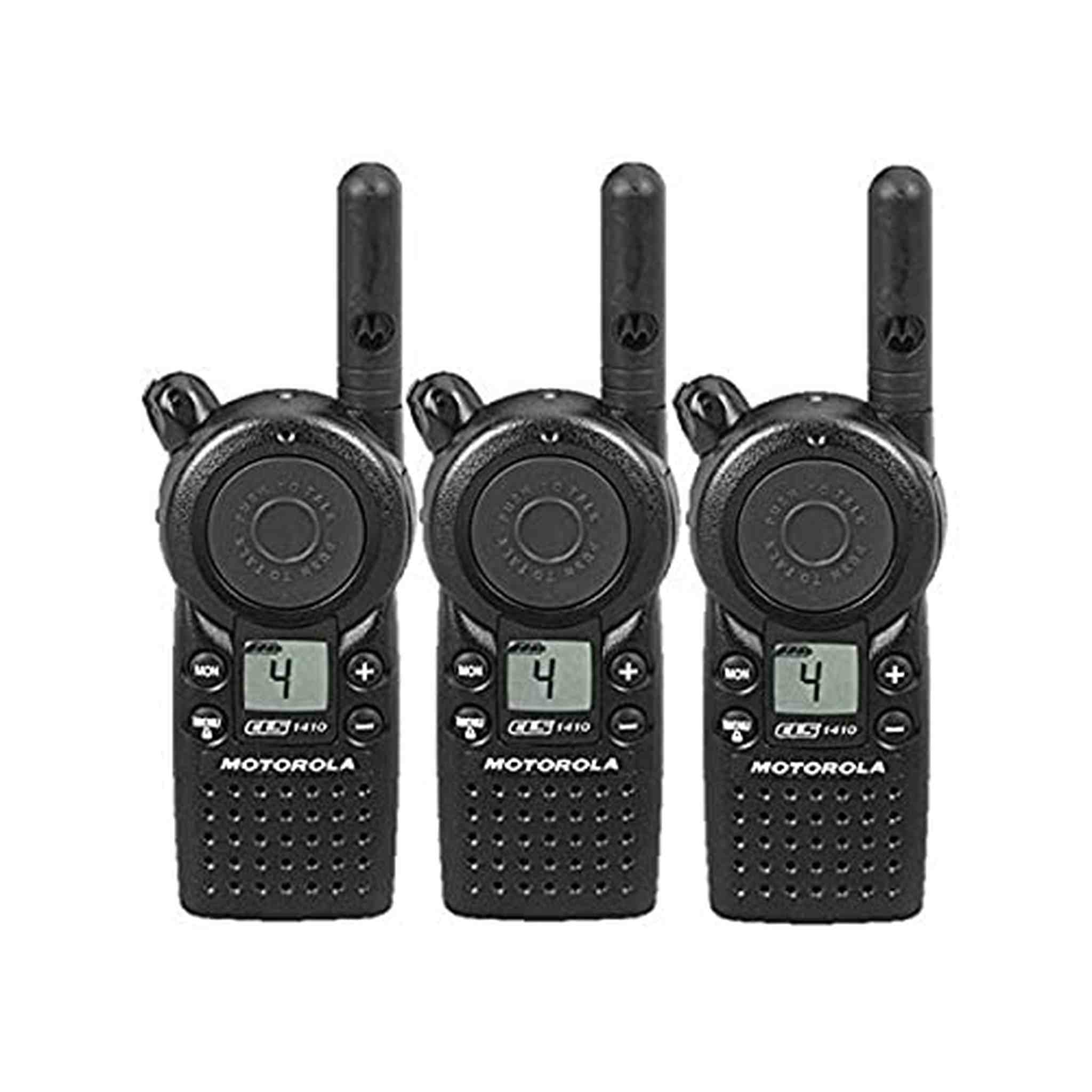 3 Pack of Motorola CLS1410 Two way Radio Walkie Talkies UHF Motorola