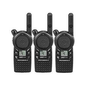 3 Pack of Motorola CLS1410 Two way Radio Walkie Talkies UHF Motorola
