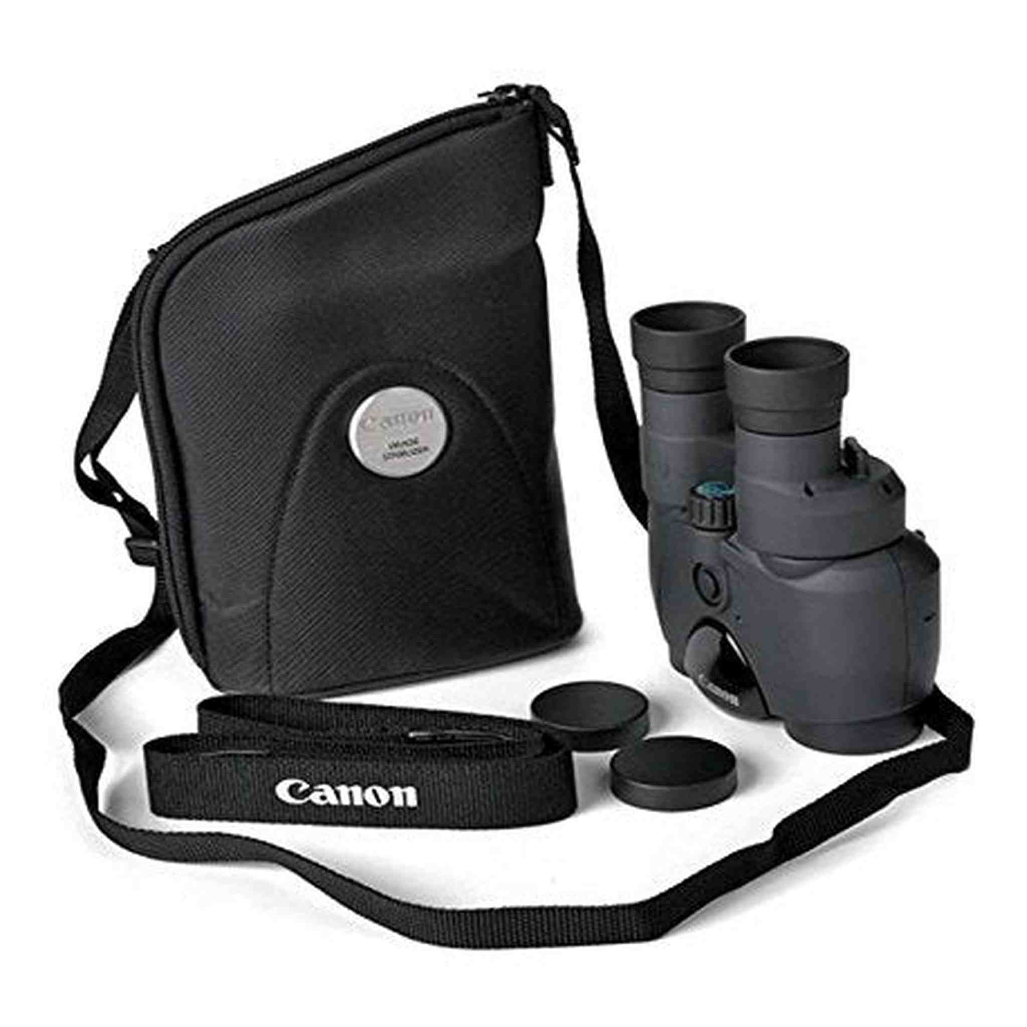 Canon 10x30 is II Image Stabilized Binocular Starters Bundle - Refurbished Canon