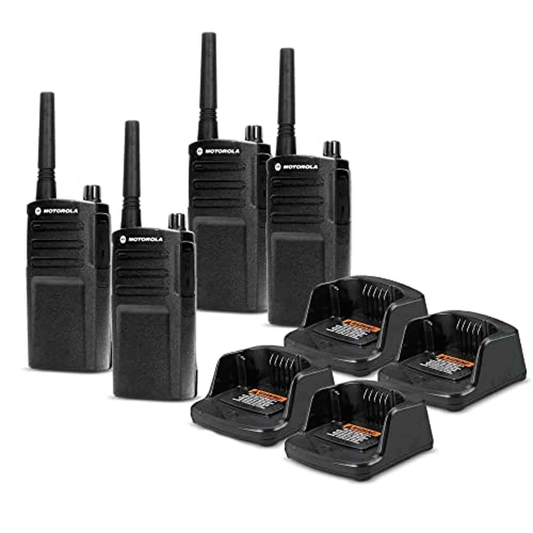 4 x Motorola RMU2040 On-Site 2-Way Radio RMU2040 - 4 Pack Bundle Bundle Motorola Solutions