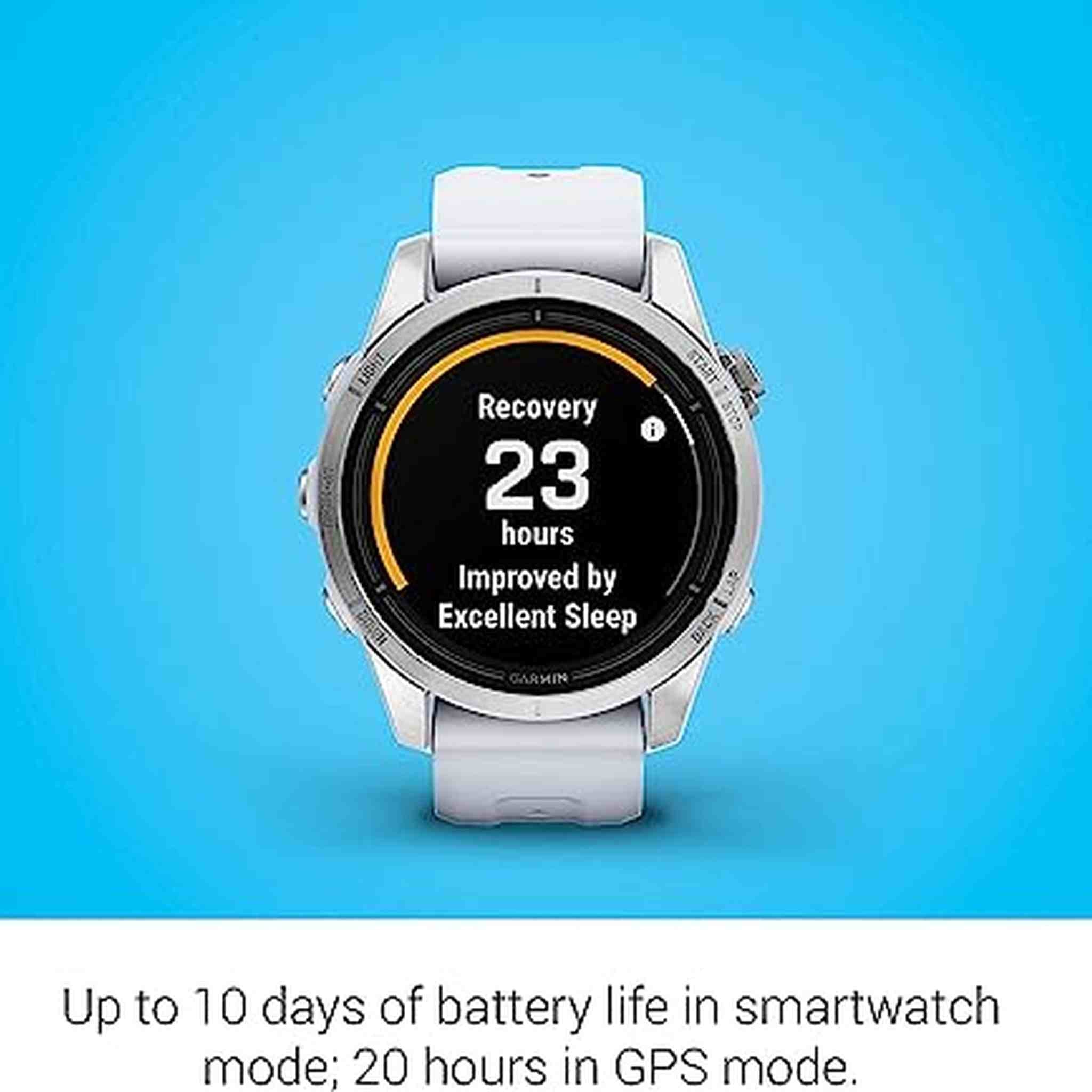 Garmin Epix Pro Gen 2 , 42mm Glass Stainless Steel Whitestone with Accessories Garmin