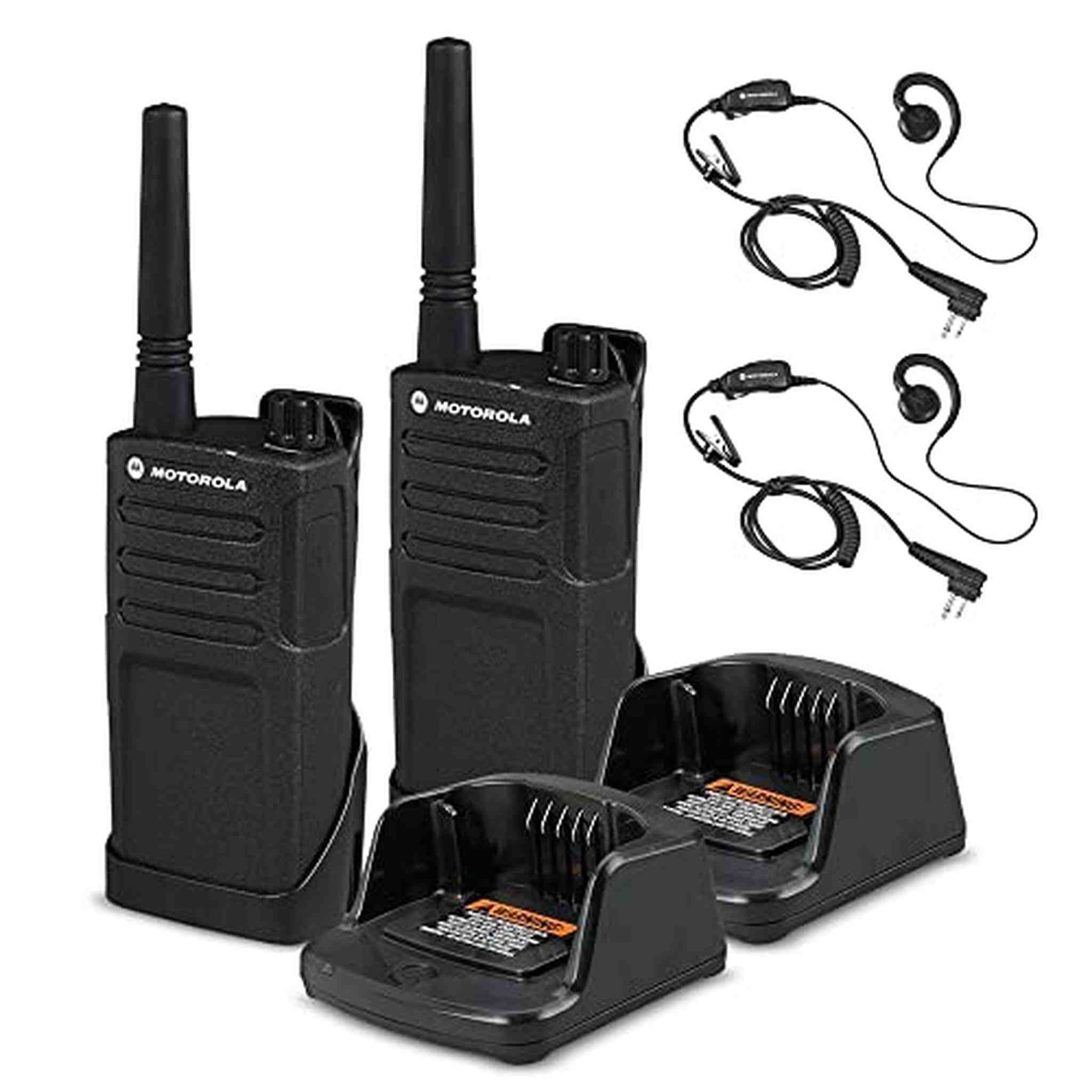 2 x Motorola RMM2050 On-Site 2-Way Radio RMM2050 - 2 Pack With Mic Bundle Motorola Solutions