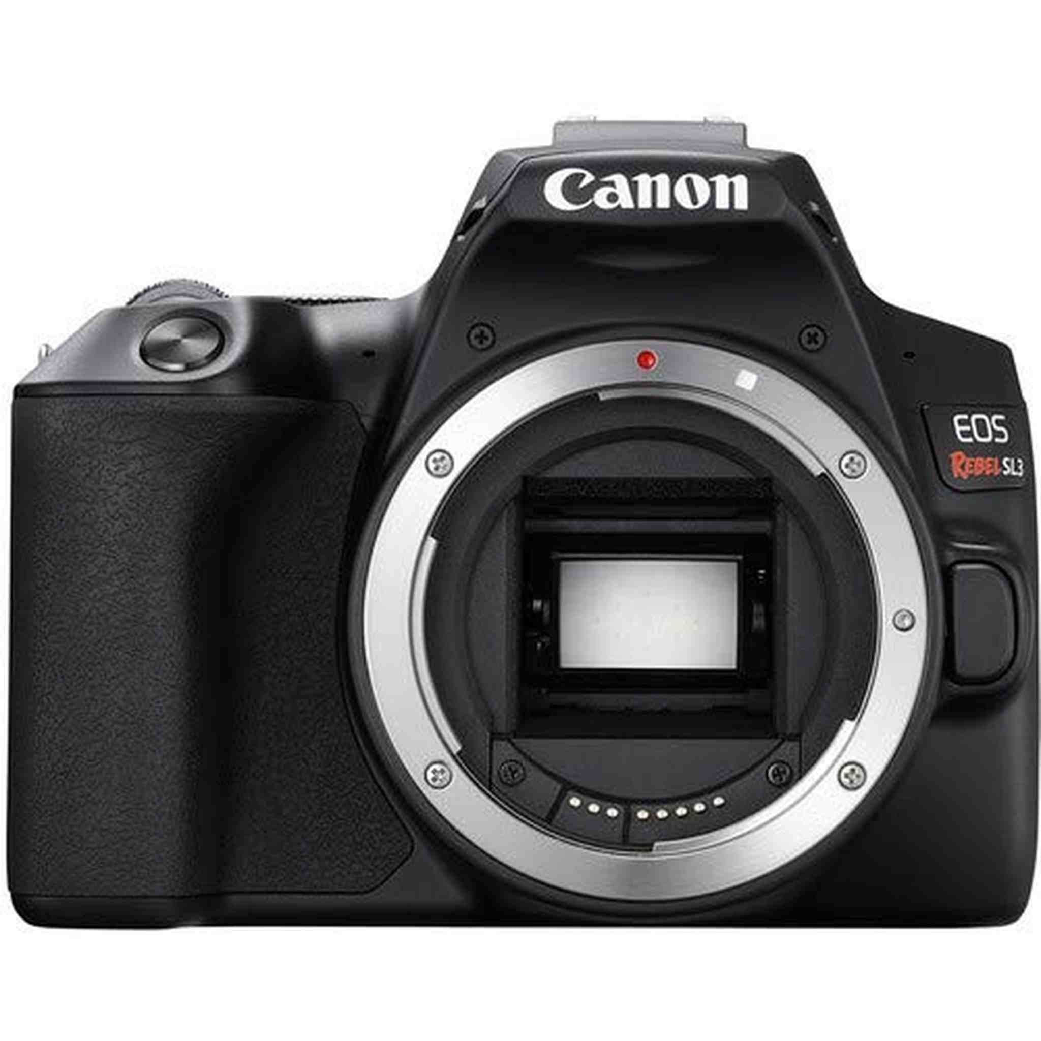 Canon EOS Rebel SL3 DSLR Camera Black, Body Only Bundle with LCD Screen Protectors + Carrying Case and More - Used Canon