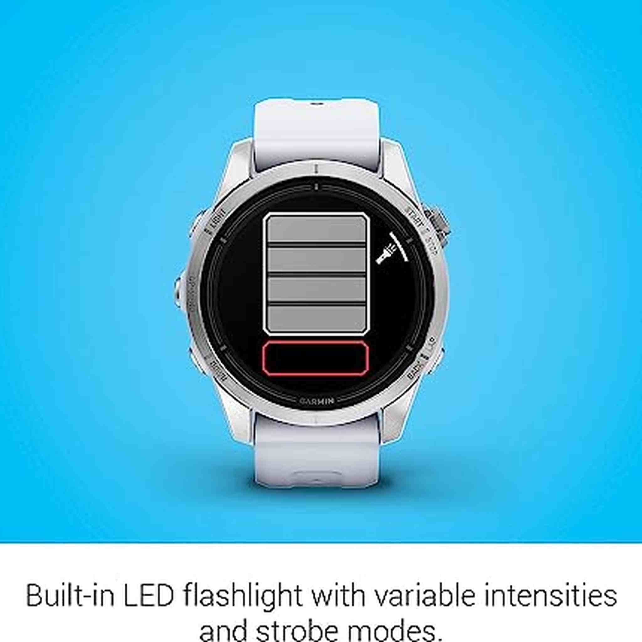 Garmin Epix Pro Gen 2 , 42mm Glass Stainless Steel Whitestone with Accessories Garmin