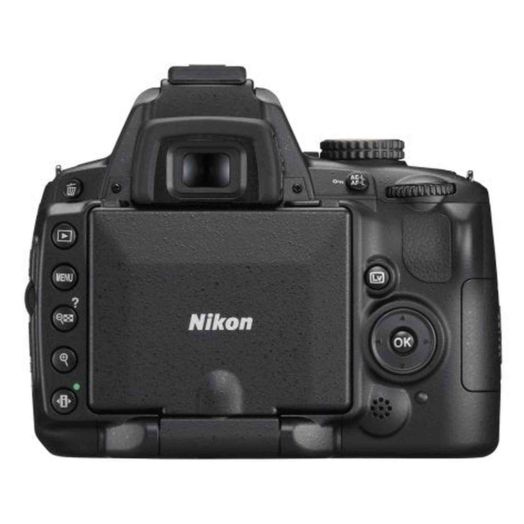 Nikon D5000 12.3 MP DX Digital SLR Camera with 2.7-inch Vari-angle LCD Body Only - Reconditioned Nikon