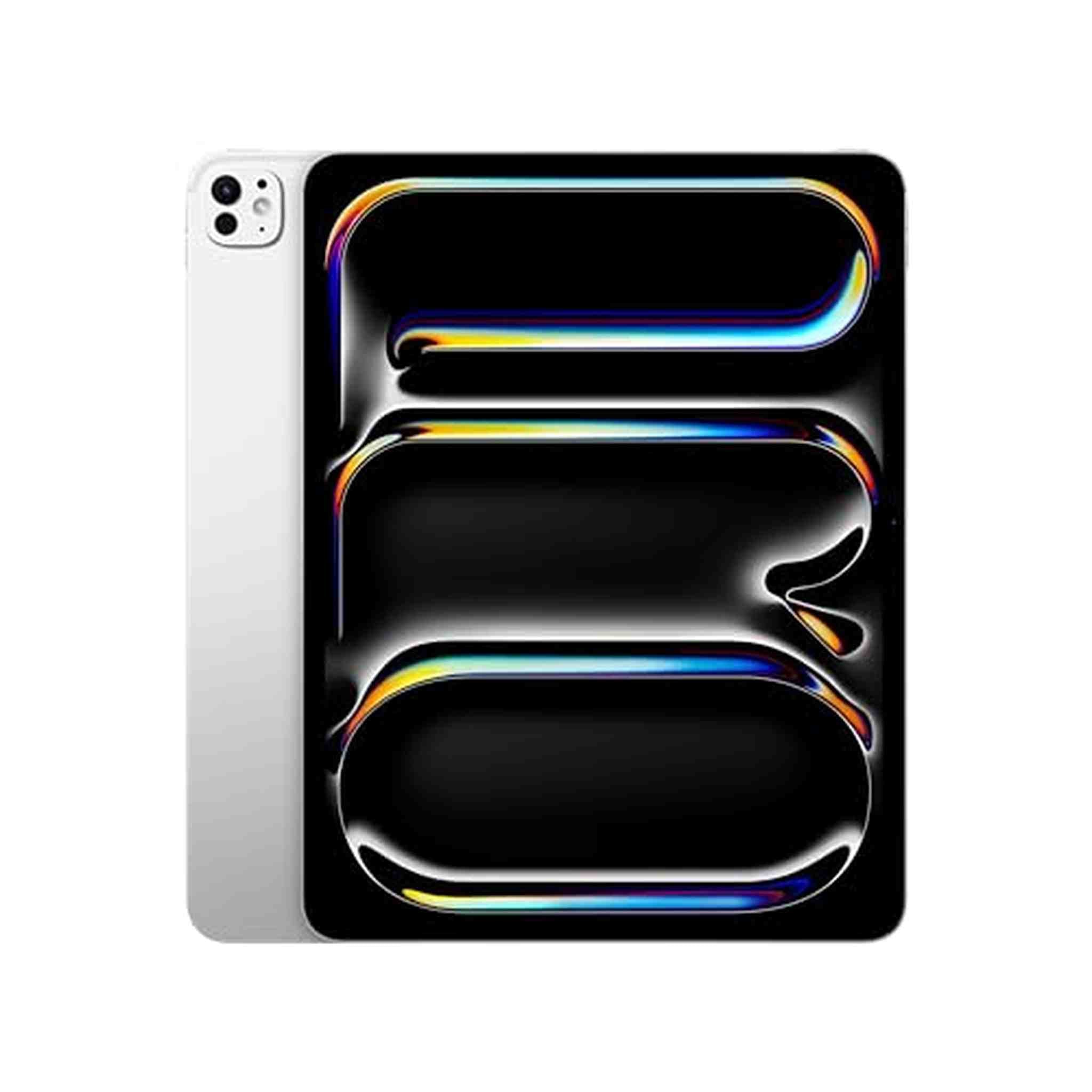 Apple iPad Pro 13-Inch M4 : Ultra Retina XDR Display, 512GB, Landscape 12MP Front Camera/12MP Back Camera, LiDAR Scanner, Wi-Fi 6E, Face ID, All-Day Battery Life - Silver - Reconditioned