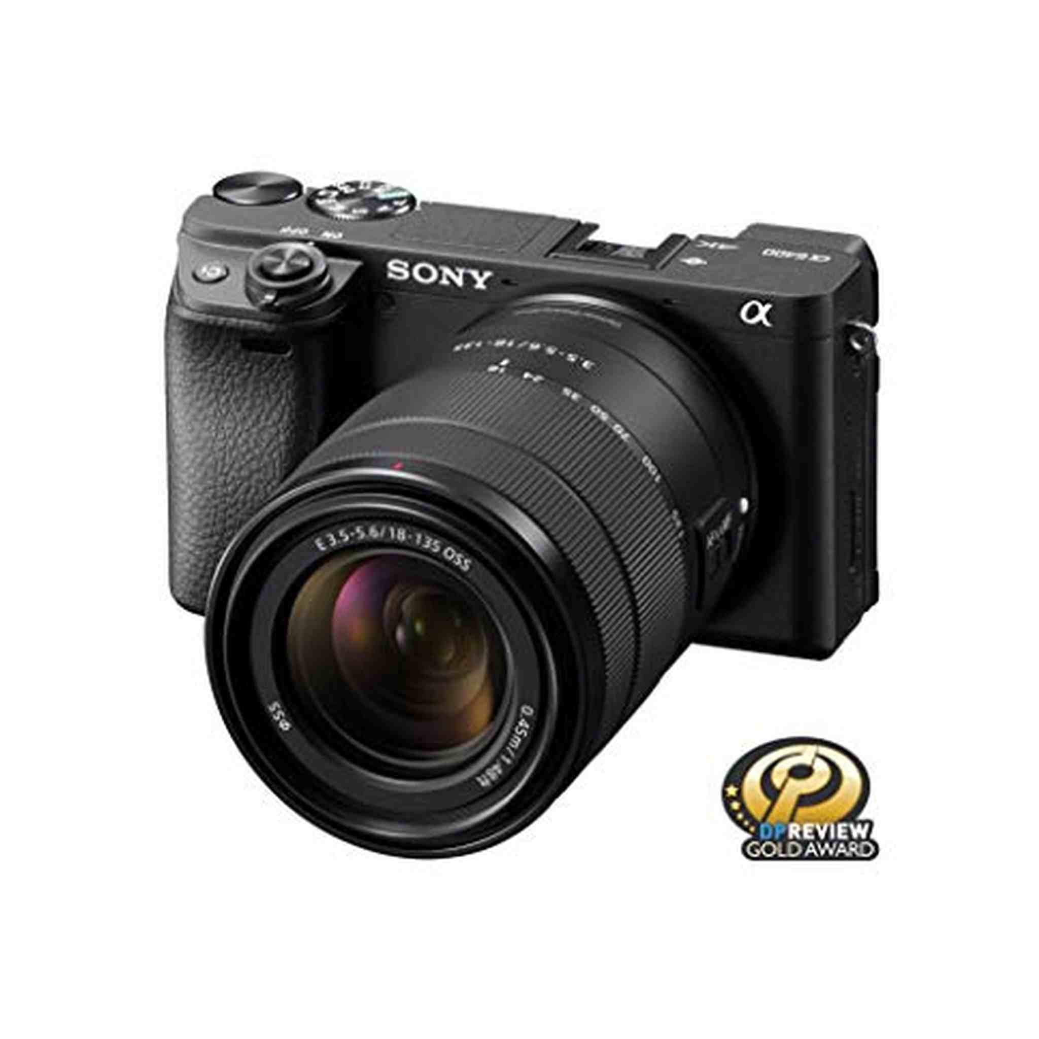 Sony Alpha a6400 Mirrorless Camera & 18-135mm Lens - E Mount Compatible Cameras - ILCE-6400M/B - Reconditioned Sony