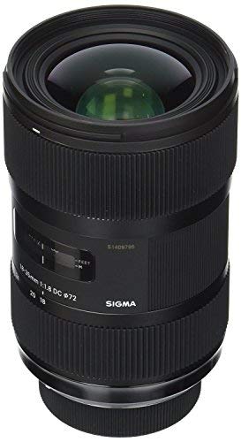 Sigma 210306 18-35mm F1.8 DC HSM Lens for Nikon APS-C DSLRs (Black) - International Version (No Warranty)