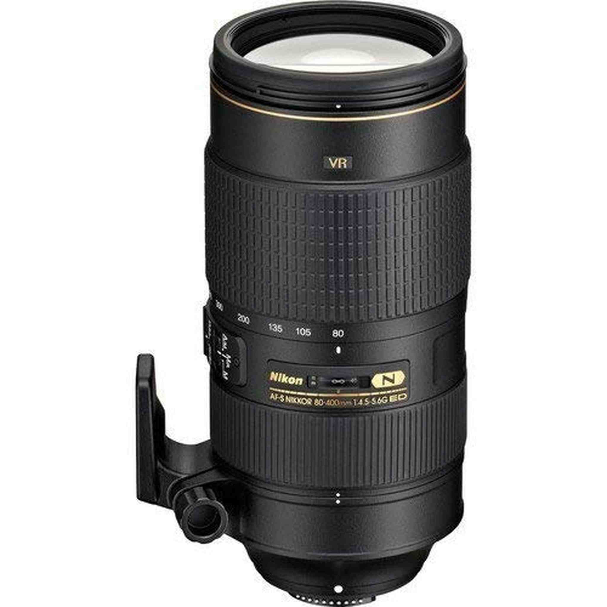 Nikon AF-S FX NIKKOR 80-400mm f.4.5-5.6G ED Vibration Reduction Zoom Lens with Auto Focus for Nikon DSLR Cameras Interna Nikon