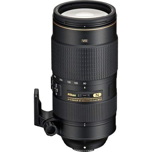 Nikon AF-S FX NIKKOR 80-400mm f.4.5-5.6G ED Vibration Reduction Zoom Lens with Auto Focus for Nikon DSLR Cameras Interna
