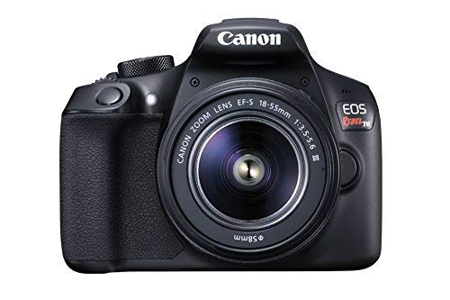Canon EOS Rebel T6 Digital SLR Camera Kit with EF-S 18-55mm f/3.5-5.6 DC III Lens Black