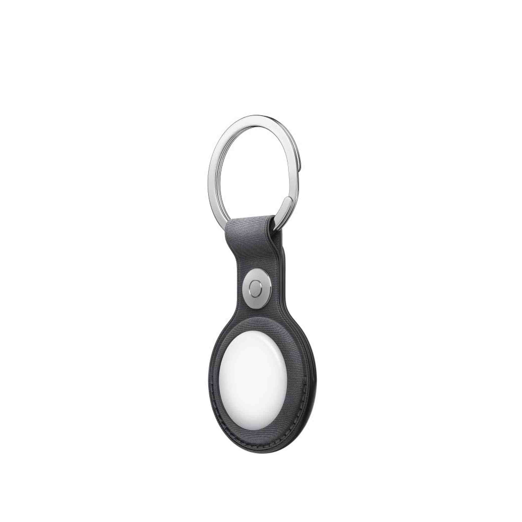 Apple AirTag FineWoven Key Ring - Black - MT2H3ZM/A