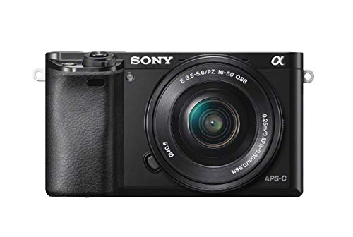 Sony Alpha a6000 Mirrorless Digital Camera 24.3MP SLR Camera with 3.0-Inch LCD Black w/16-50mm Power Zoom Lens