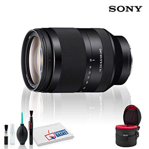 SONY SEL FE 24-240 f/3.5-6.3 OSS Lens Intl Model with Cleaning Kit and Padded Lens Case