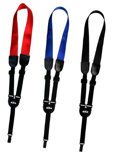 Kala Nylon and Leather Classical Ukulele Strap Red