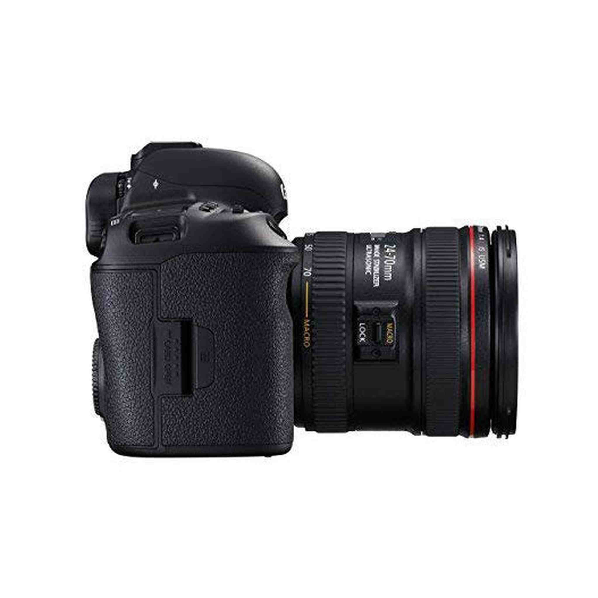 Canon EOS 5D Mark IV Full Frame Digital SLR Camera with EF 24-70mm f/4L IS USM Lens Kit Renewed - Reconditioned Canon