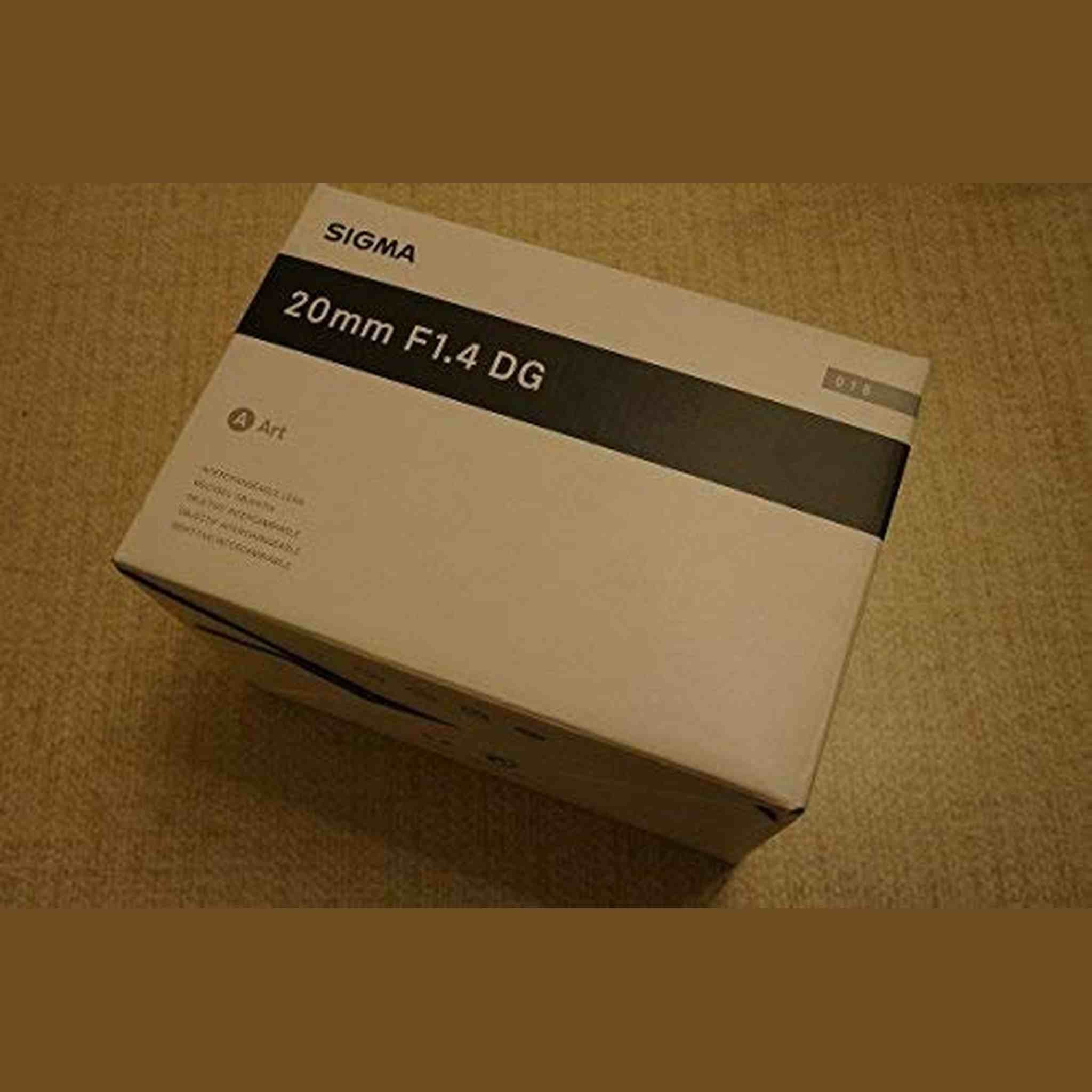 Sigma 20mm f/1.4 DG HSM Art Lens for Nikon F - International Version No Warranty Sigma