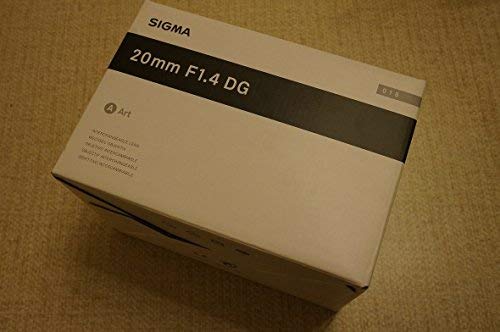 Sigma 20mm f/1.4 DG HSM Art Lens for Nikon F - International Version (No Warranty)