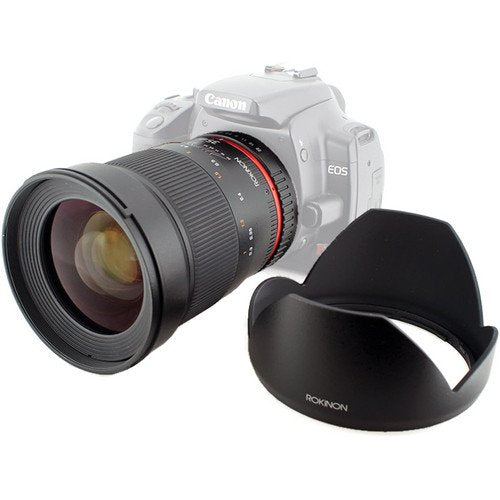 ROKINON 35 1.4 Lens for Olympus + Deluxe Lens Cleaning Kit Bundle