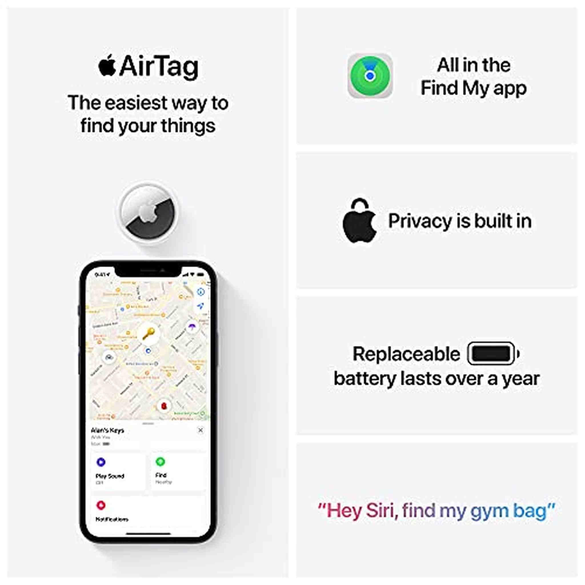 Apple AirTag 4 Pack - Used