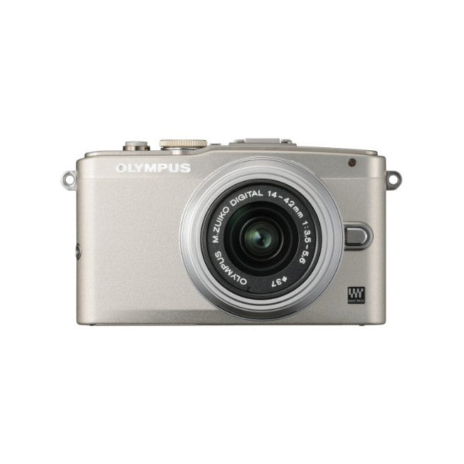 Olympus Mirrorless SLR E-PL6 with M Zuiko Digital 14-42mm Lens (Silver) - International Version