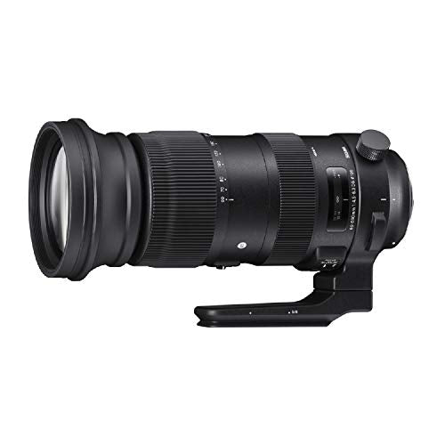Sigma 60-600mm Fixed Zoom F4.5-6.3 DG OS HSM Camera Lenses, Black