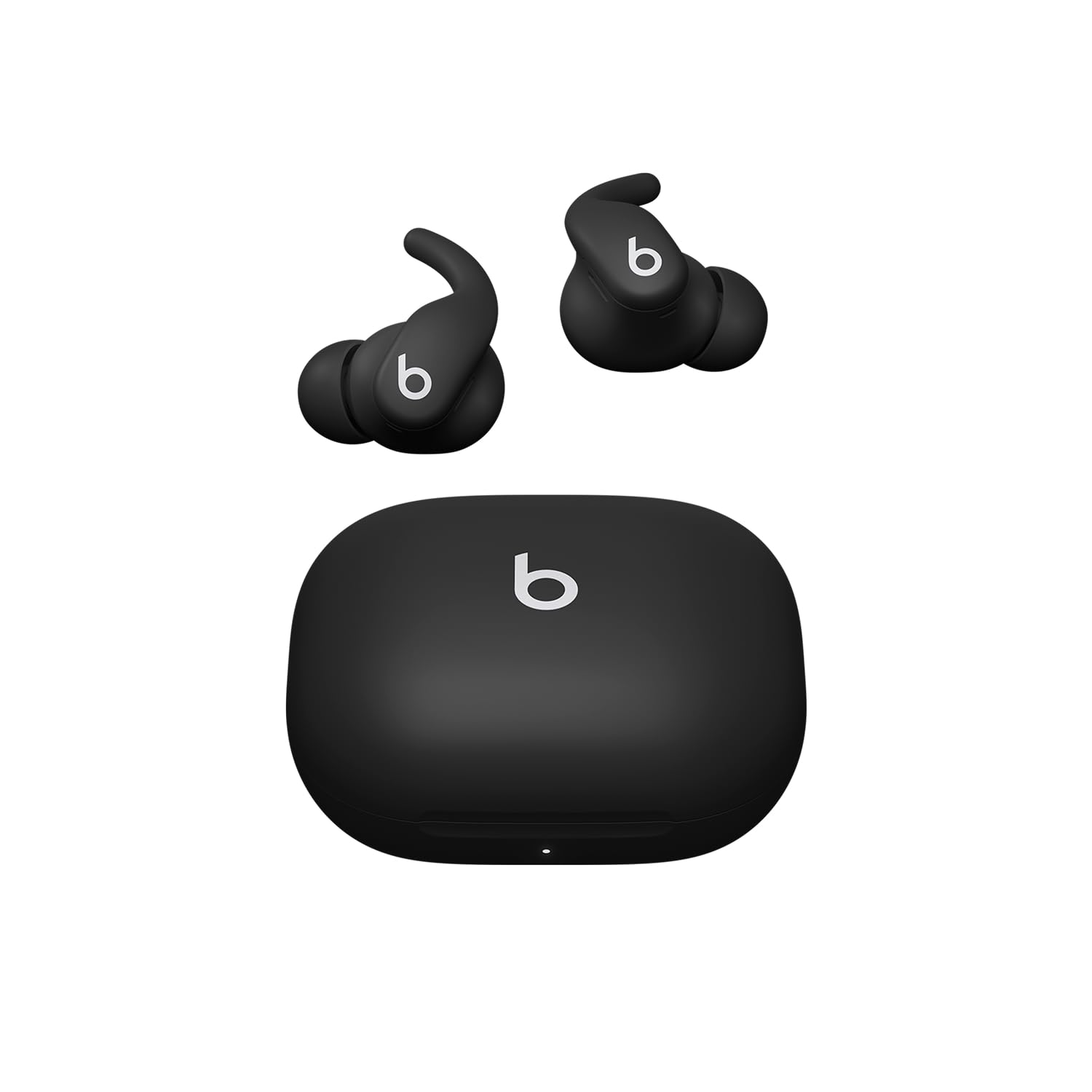 Beats - Powerbeats Fit - Wireless Noise-Cancelling Workout Earbuds with Upgraded Secure Fit Wingtips, IPX4, Up to 30H of Battery Life & Charging case, Compatible with Apple & Android - Jet Black