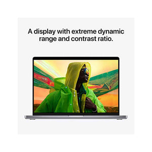 Apple MacBook Pro 16-inch, Apple M1 Pro chip with 10-core CPU and 16-core GPU, 16GB RAM, 1TB SSD - Space Gray - Refurbished Apple