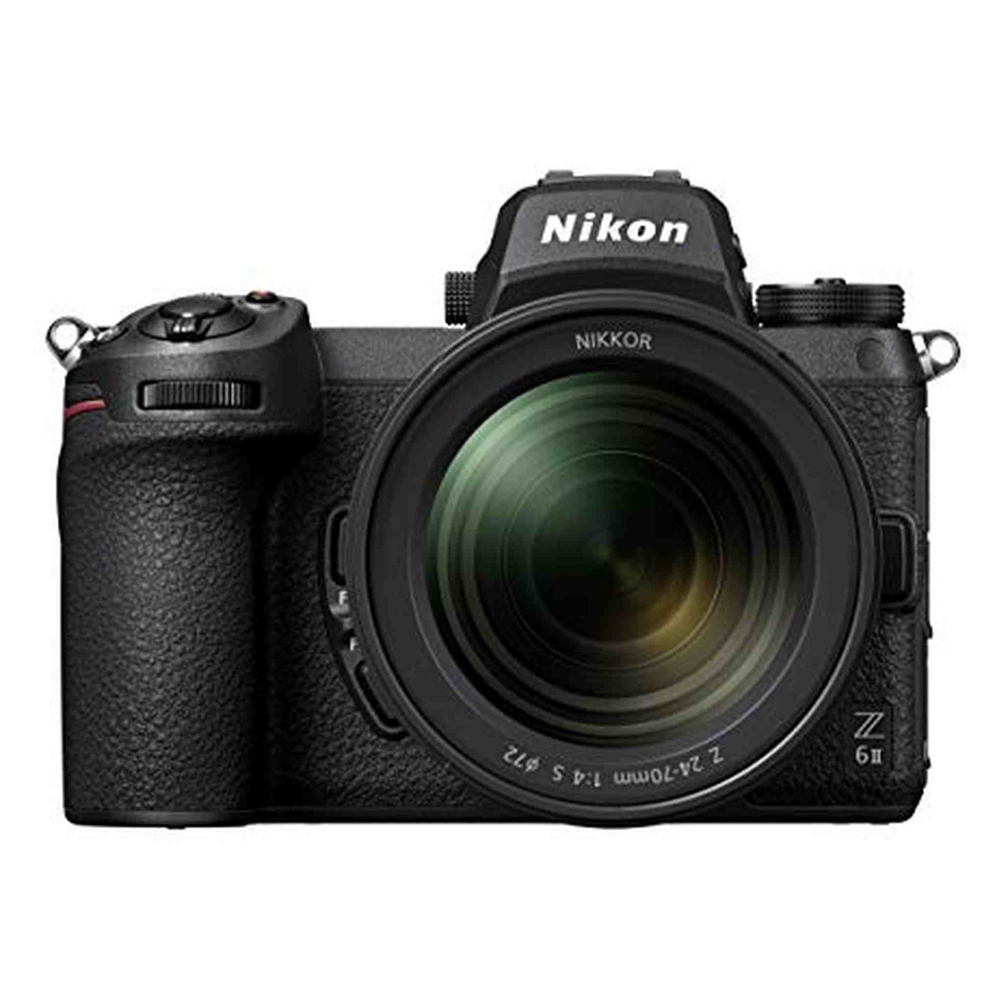 Nikon Z 6II FX-Format Mirrorless Camera Body w/NIKKOR Z 24-70mm f/4 S, Black International Model - Used Nikon