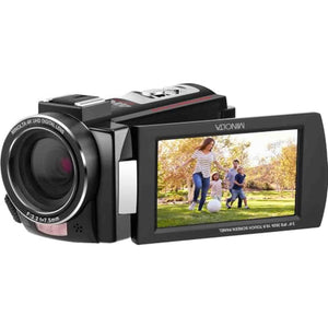 Minolta MN4K25NV 4K Ultra HD 30 MP Night Vision Camcorder Black Bundle kit Minolta
