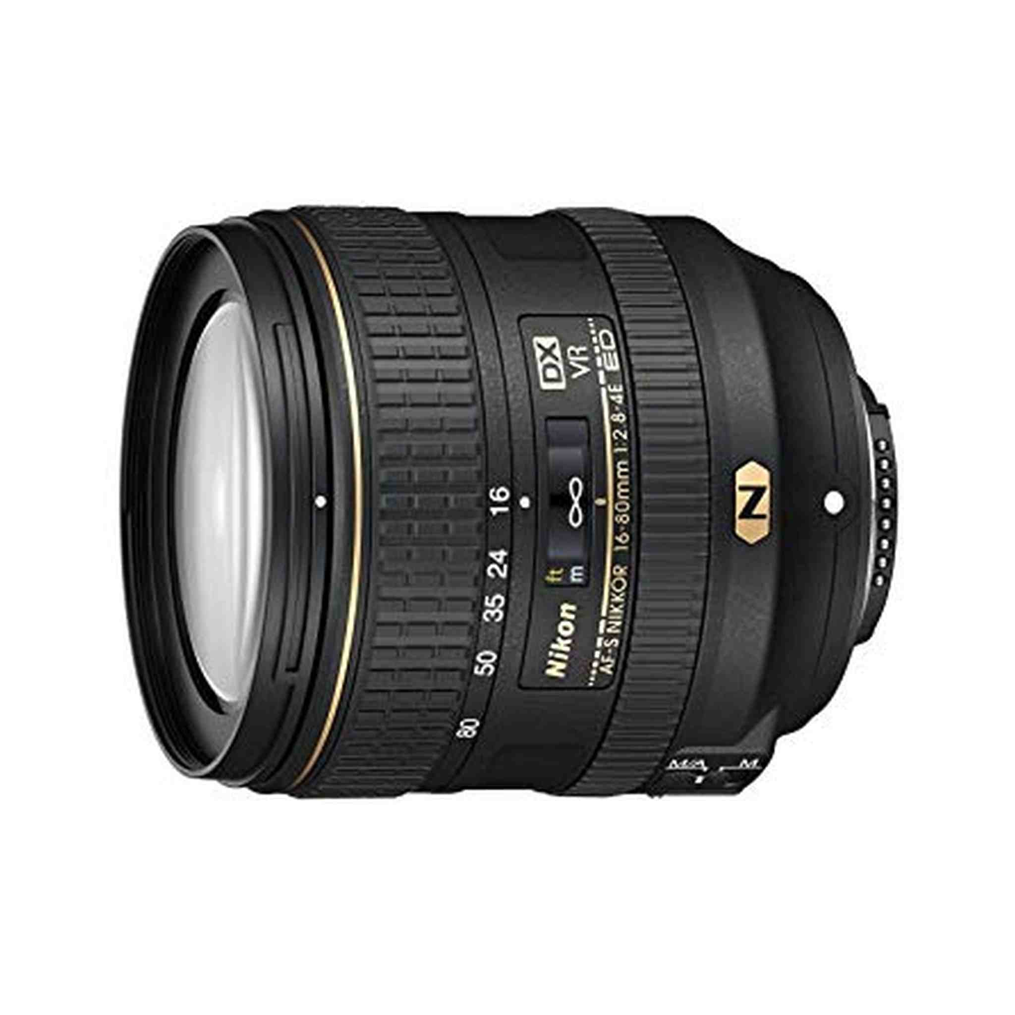 Nikon AF-S DX NIKKOR 16-80mm f/2.8-4E ED VR Lens - Reconditioned Nikon