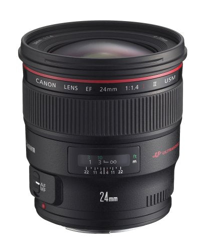 Canon EF 24mm f/1.4L II USM Wide Angle Lens - Fixed