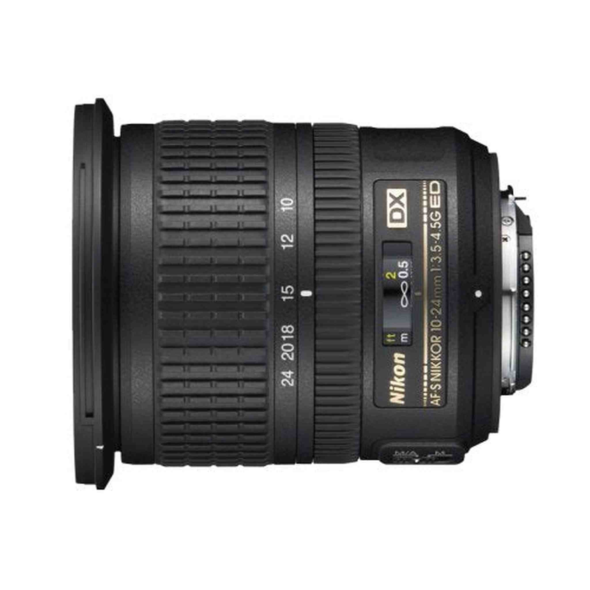 Nikon AF-S DX NIKKOR 10-24mm f/3.5-4.5G ED Zoom Lens with Auto Focus for Nikon DSLR Cameras - Used Nikon