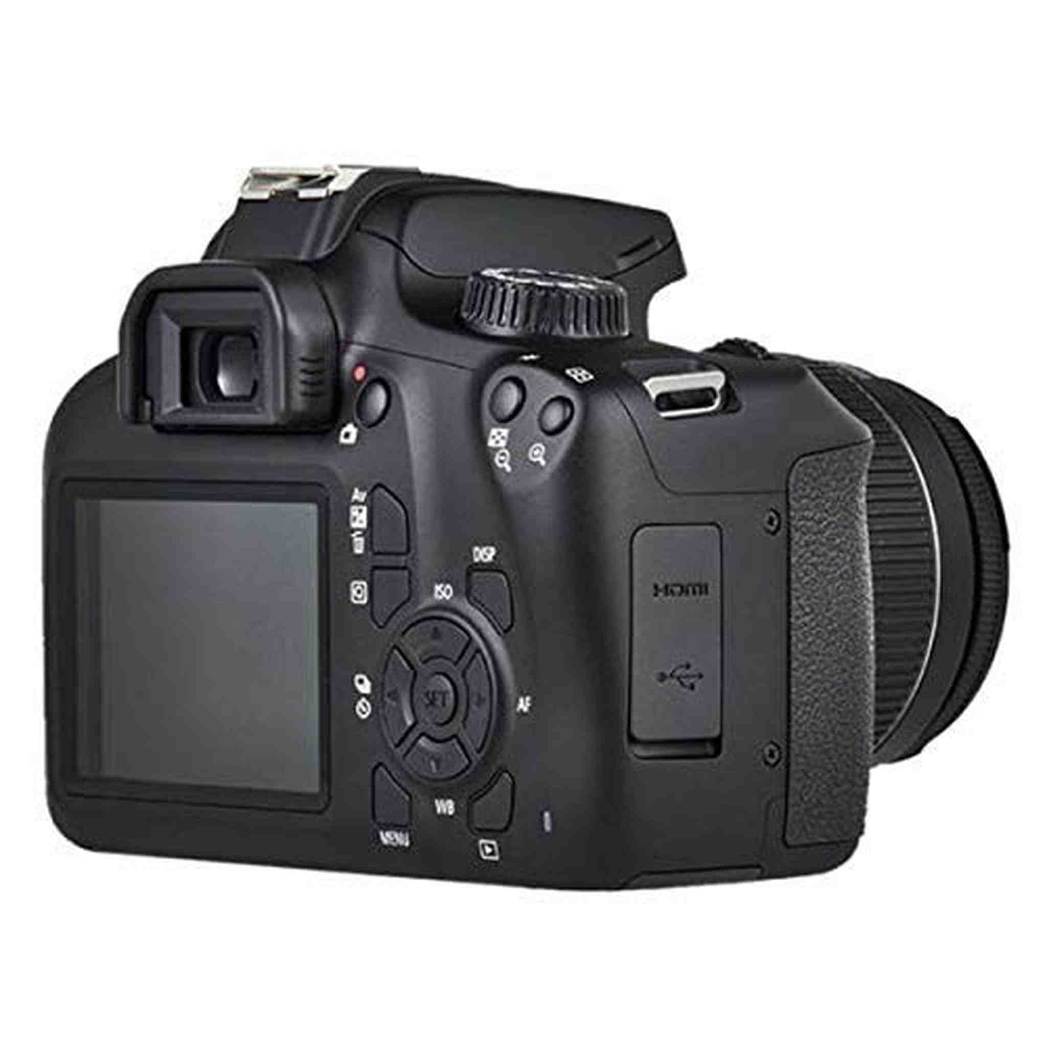 Canon EOS 4000D Rebel T100 EF-S 18-55mm and EF-S 55-250mm Lens Bundle �SanDisk 32gb + Filters + MORE - International CANON