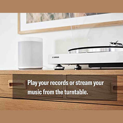 Yamaha MusicCast Vinyl 500 Wi-Fi Turntable, White