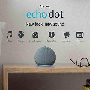 All-new Echo Dot 4th Gen, 2020 release | Smart speaker with Alexa | Charcoal Amazon
