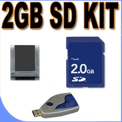 2GB SD Micro SD with SD Adapter Memory Card Secure Digital BigVALUEInc Accessory Saver Bundle for Digital Recorders