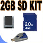 2GB SD Micro SD with SD Adapter Memory Card Secure Digital BigVALUEInc Accessory Saver Bundle for Digital Recorders