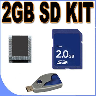 2GB SD Micro SD with SD Adapter Memory Card Secure Digital BigVALUEInc Accessory Saver Bundle for Canon Cameras