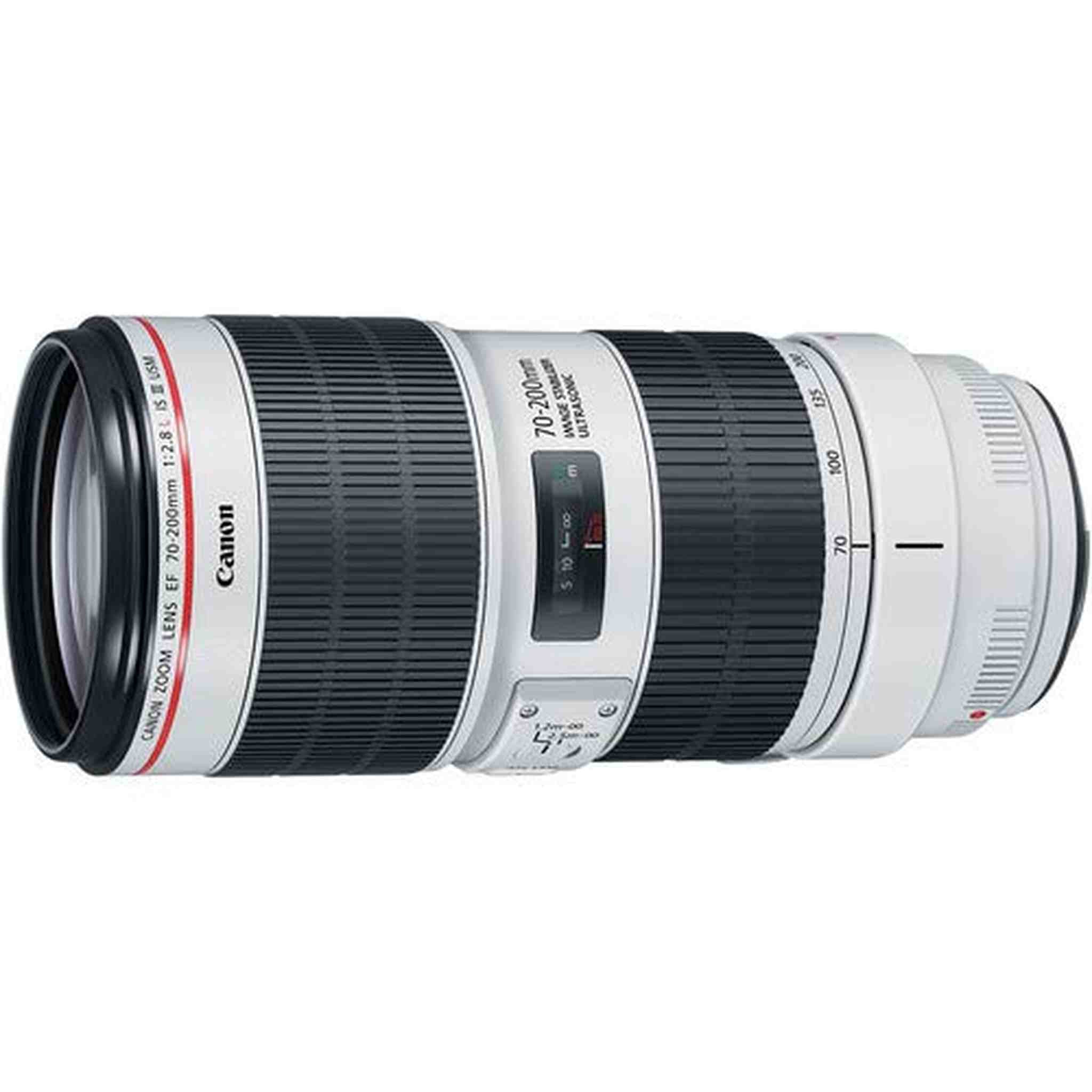 Canon EF 70-200mm f/2.8L is III USM Telephoto Zoom Lens for Canon DSLR - Bundle - International Model - Used Canon