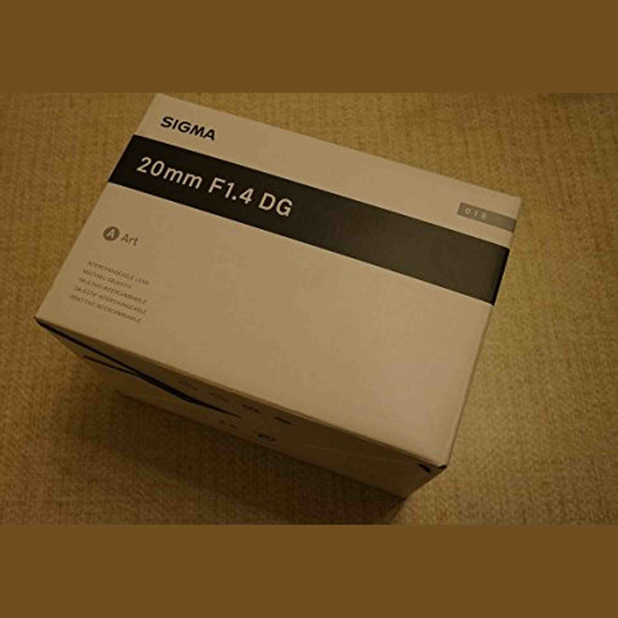 Sigma 20mm f/1.4 DG HSM Art Lens for Nikon F - International Version No Warranty Sigma