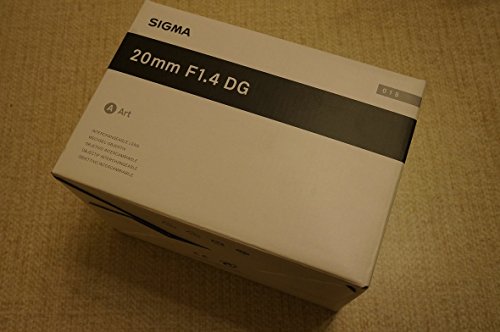 Sigma 20mm f/1.4 DG HSM Art Lens for Nikon F - International Version (No Warranty)
