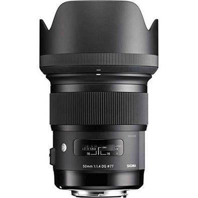 Sigma 50mm f/1.4 DG HSM Art Lens for Nikon F USA Deluxe Bundle