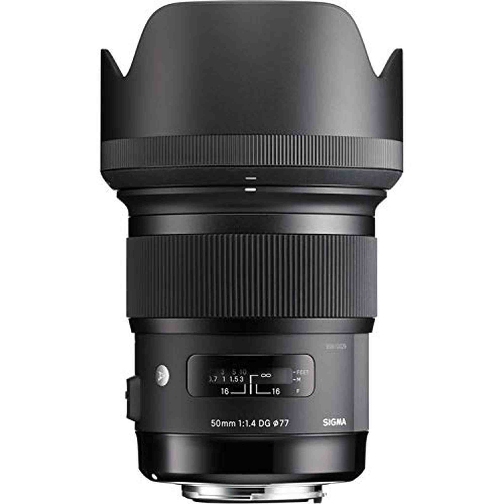 Sigma 50mm f/1.4 DG HSM Art Lens for Nikon F USA Standard Bundle