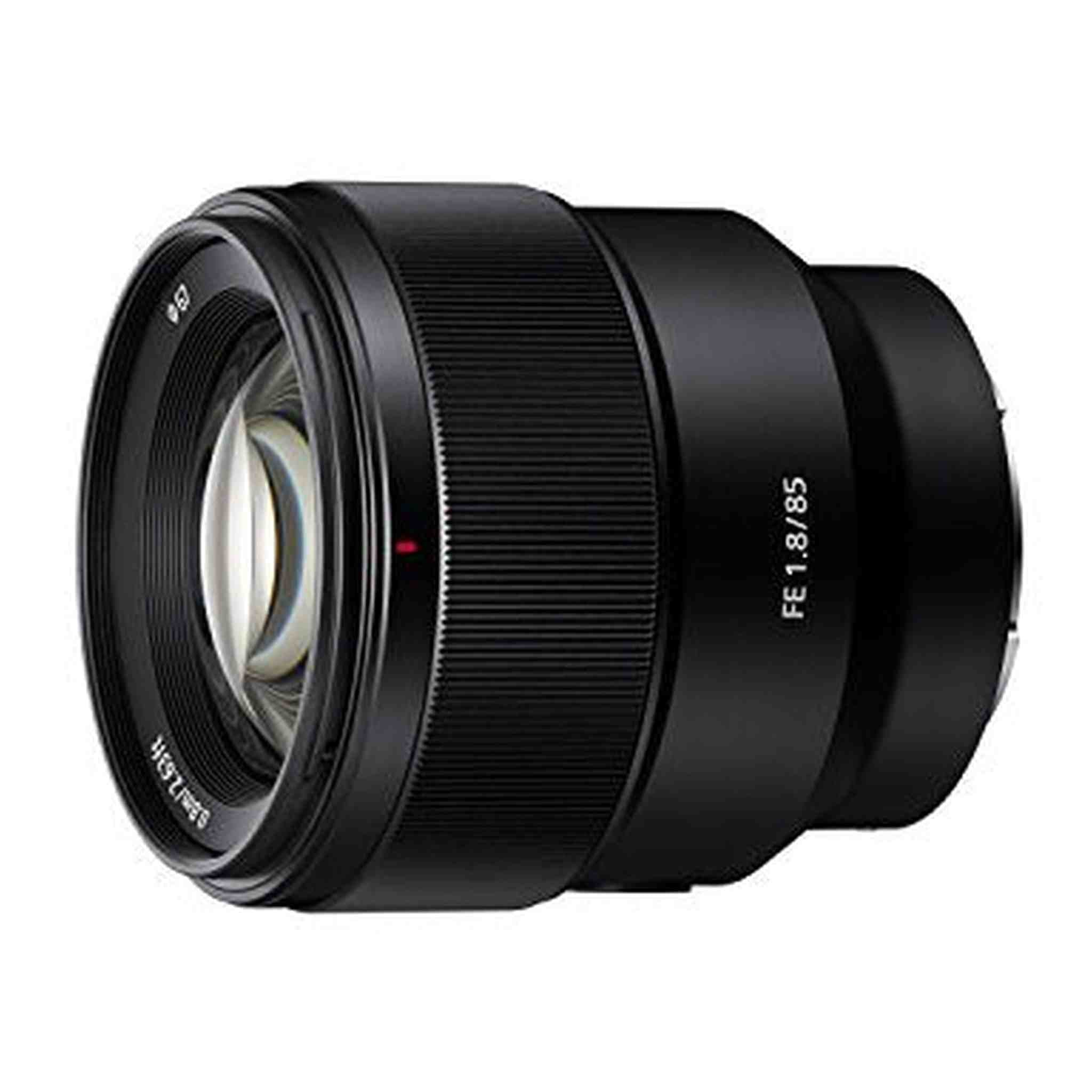 Sony SEL85F18 85mm F/1.8-22 Medium-Telephoto Fixed Prime Camera Lens, Black - Refurbished - Used Sony