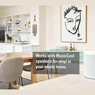 Yamaha MusicCast Vinyl 500 Wi-Fi Turntable, White
