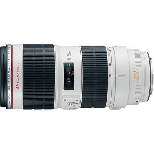Canon EF 70-200mm f/2.8L II is USM Telephoto Zoom Lens + 77mm 3 Piece Professional Filter Kit + Lens Case + Lens & Camera Cleaning Kit!! (International Model)