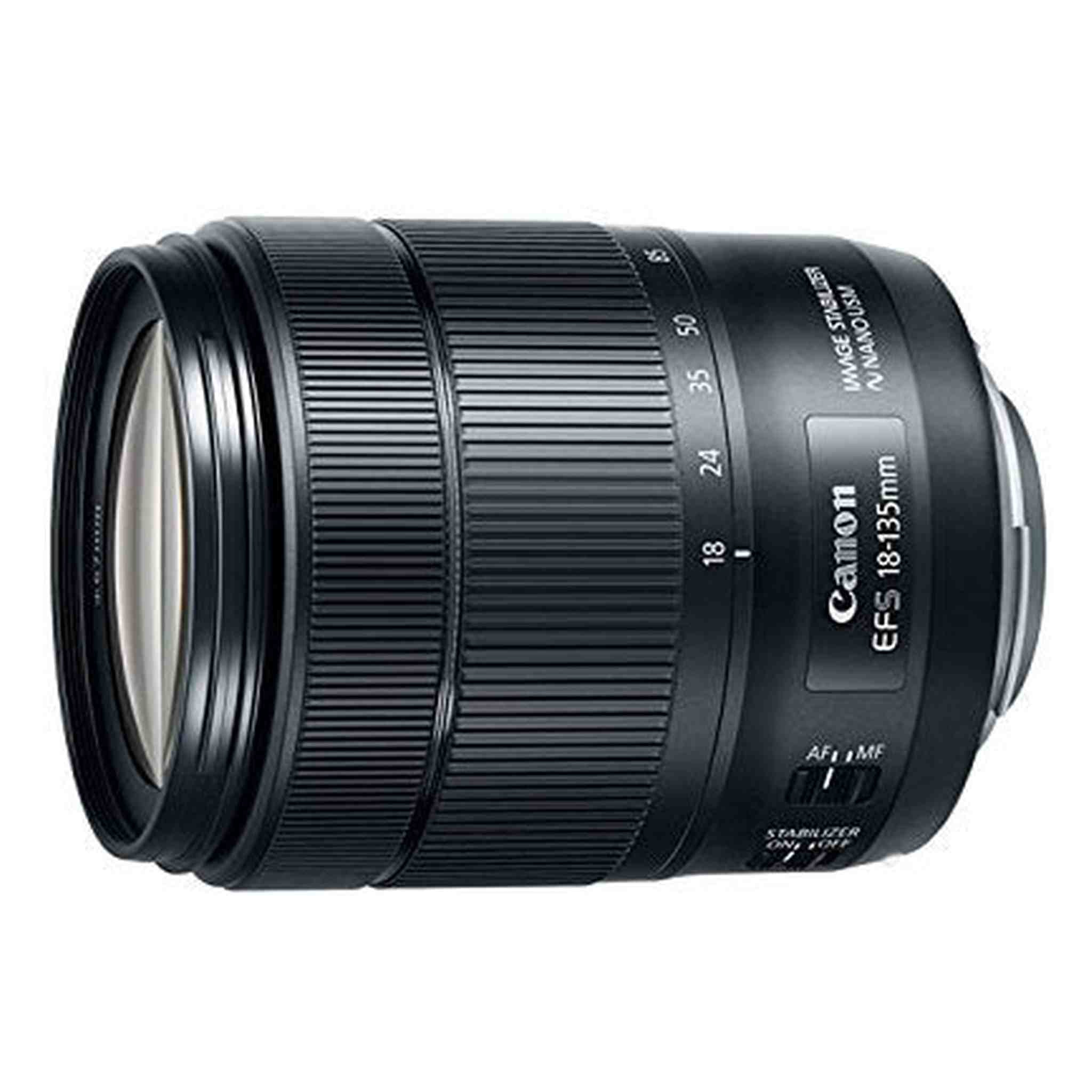 Canon EF-S 18-135mm f/3.5-5.6 Image Stabilization USM Lens Black - Used Canon