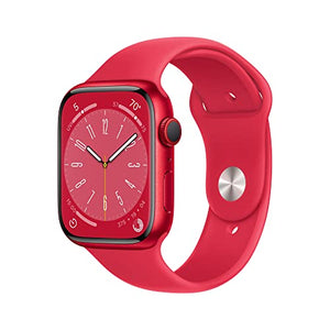 Apple Watch Series 8 GPS + Cellular 45mm Smart watch w/ PRODUCT RED Aluminum Case w/ PRODUCT RED Sport Band - S/M